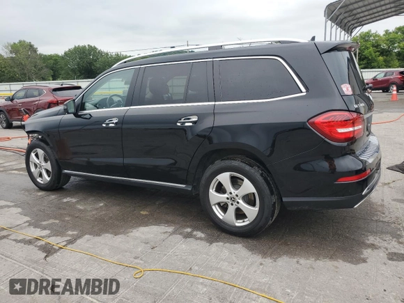 2019 Mercedes-Benz GLS 450 with VIN 4JGDF6EE4KB210126, listed as a Copart auction lot 63252195 with 36,341 mi miles and Salvage title. Bid and sale history available at DreamBid. Image 2.