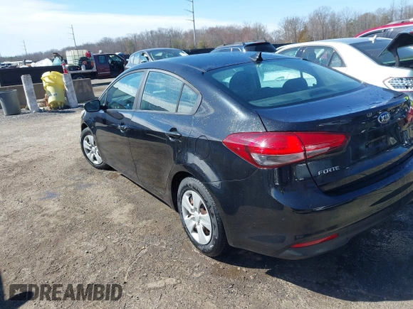 2017 Kia Forte LX with VIN 3KPFK4A78HE061106, listed as a IAAI auction lot 41727505 with 50,453 mi miles. Bid and sale history available at carsss.com. Image 3.