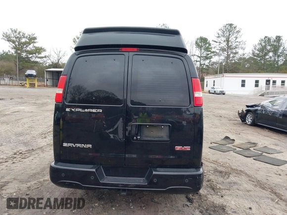 2019 GMC Savana Cargo with VIN 1GTW7BFG2K1176681, listed as a IAAI auction lot 41627842 with 110,000 mi miles. Bid and sale history available at carsss.com. Image 16.