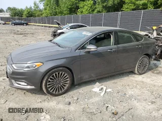 2017 Ford Fusion SE with VIN 3FA6P0H96HR130391, listed as a Copart auction lot 59845555 with 124,667 mi miles and Salvage title. Bid and sale history available at DreamBid. Image 1.