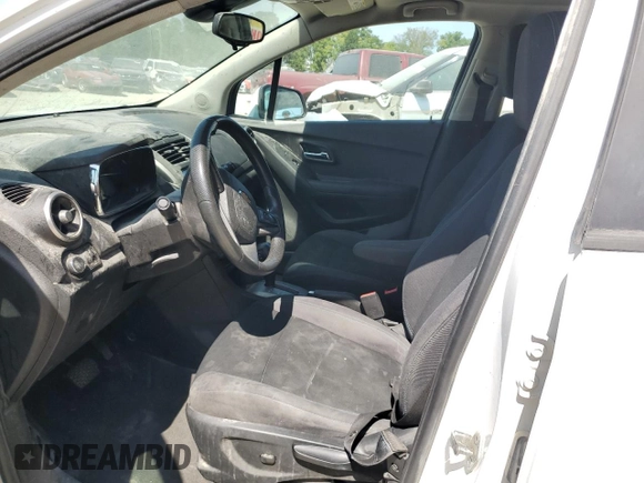 2016 Chevrolet Trax LS with VIN 3GNCJKSB2GL260232, listed as a Copart auction lot 69814824 with 0 mi miles and Salvage Title. Bid and sale history available at carsss.com. Image 7.