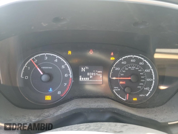 2018 Subaru Impreza Premium z VIN 4S3GTAB66J3741329, wystawiony jako Copart lot #57842784 z przebiegiem 80 854 mil mil oraz Nie do naprawy • Non repairable. Historia ofert i sprzedaży dostępna na DreamBid. Obrazek 9.