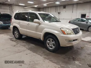 2003 Lexus GX 470 z VIN JTJBT20X930010939, wystawiony jako IAAI lot #42343382 z przebiegiem 294 100 mil mil oraz . Historia ofert i sprzedaży dostępna na DreamBid. Obrazek 1.