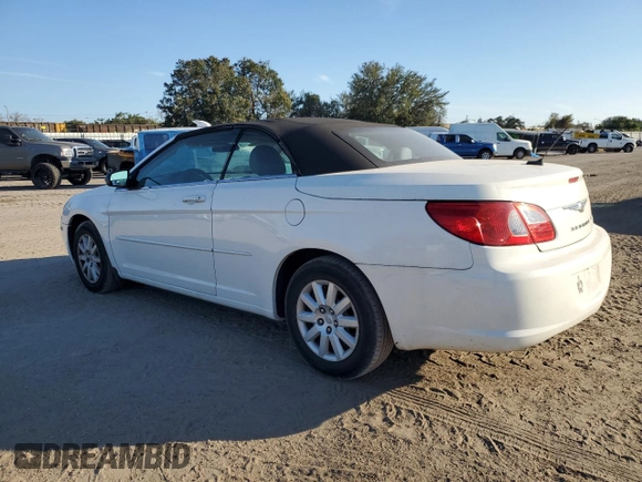 2008 Chrysler Sebring LX with VIN 1C3LC45K18N280164, listed as a Copart auction lot 84601304 with 165,711 mi miles and Salvage Title. Bid and sale history available at carsss.com. Image 2.