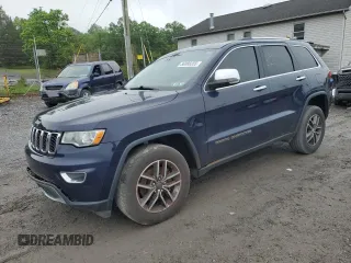 2017 Jeep Grand Cherokee Limited z VIN 1C4RJFBG9HC877193, wystawiony jako Copart lot #56988355 z przebiegiem 134 962 mil mil oraz Czysty tytuł • Clean title. Historia ofert i sprzedaży dostępna na DreamBid. Obrazek 1.