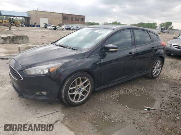 2015 Ford Focus SE with VIN 1FADP3K23FL319564, listed as a Copart auction lot 54786975 with 190,510 mi miles and Clean Title. Bid and sale history available at carsss.com. Image 1.