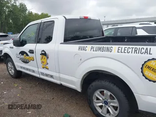 2018 Ford F-150 XL with VIN 1FTEX1CB9JFC81444, listed as a IAAI auction lot 42711062 with 215,224 mi miles and . Bid and sale history available at DreamBid. Image 15.