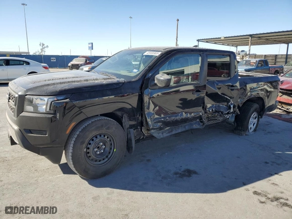 2024 Nissan Frontier SV with VIN 1N6ED1EJ4RN671735, listed as a Copart auction lot 46666965 with 3,132 mi miles and Salvage Title. Bid and sale history available at carsss.com. Image 1.