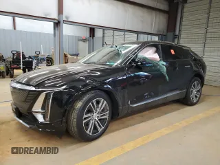 2024 Cadillac LYRIQ Luxury z VIN 1GYKPRRL8RZ107046, wystawiony jako Copart lot #89175705 z przebiegiem Nie podano mil oraz Szkoda całkowita • Salvage title. Historia ofert i sprzedaży dostępna na DreamBid. Obrazek 1.