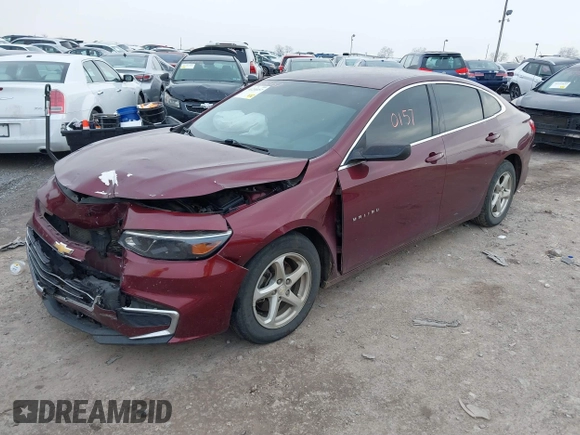 2016 Chevrolet Malibu LS with VIN 1G1ZB5ST6GF256794, listed as a IAAI auction lot 41230157 with 202,643 mi miles and . Bid and sale history available at carsss.com. Image 17.