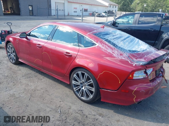 2013 Audi A7 Prestige with VIN WAU2GAFC0DN023439, listed as a IAAI auction lot 42605597 with 173,364 mi miles and . Bid and sale history available at DreamBid. Image 3.