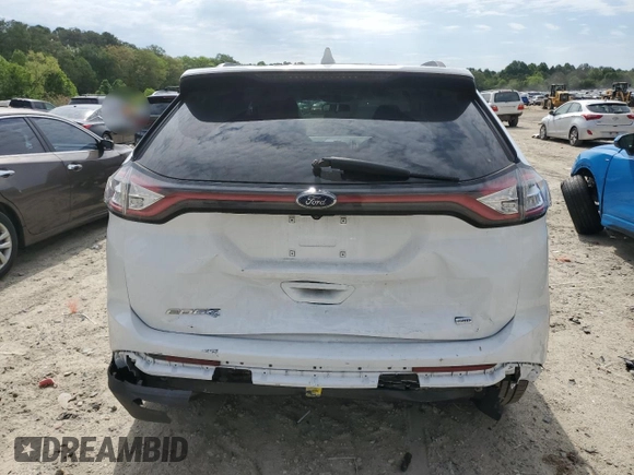 2015 Ford Edge SE with VIN 2FMTK4G80FBC08229, listed as a Copart auction lot 55768755 with 165,368 mi miles and Salvage title. Bid and sale history available at DreamBid. Image 6.