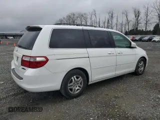 2005 Honda Odyssey EX-L with VIN 5FNRL38655B000691, listed as a Copart auction lot 47814195 with 233,384 mi miles and Clean Title. Bid and sale history available at carsss.com. Image 3.