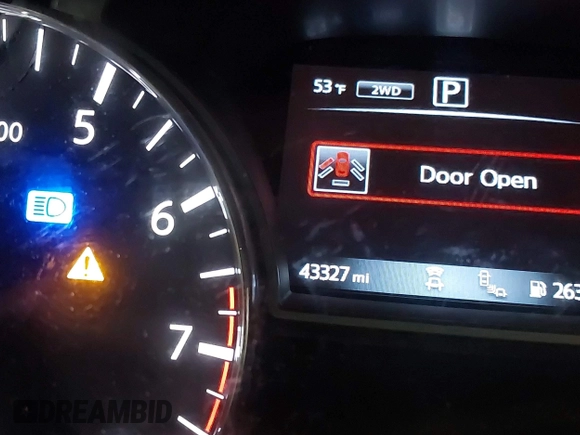 2020 Nissan Pathfinder SV with VIN 5N1DR2BM7LC601374, listed as a IAAI auction lot 41934457 with 43,327 mi miles and . Bid and sale history available at DreamBid. Image 15.