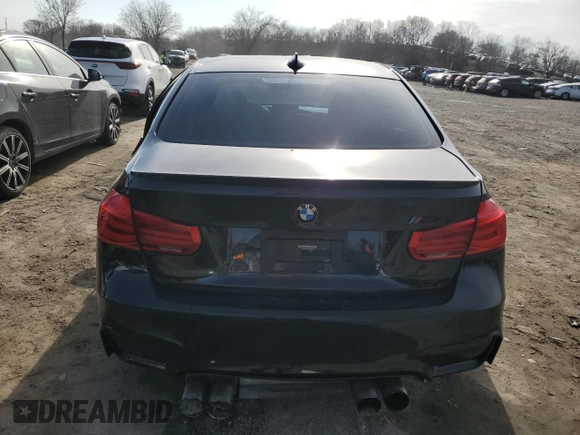 2017 BMW M3 with VIN WBS8M9C51H5G83484, listed as a Copart auction lot 46678444 with 71,683 mi miles. Bid and sale history available at carsss.com. Image 6.