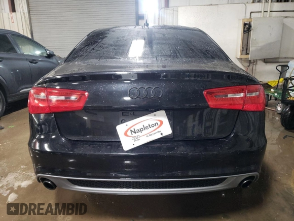2013 Audi A6 3.0T Prestige with VIN WAUHGAFC5DN080102, listed as a Copart auction lot 45054775 with 110,104 mi miles and Salvage Title. Bid and sale history available at carsss.com. Image 6.
