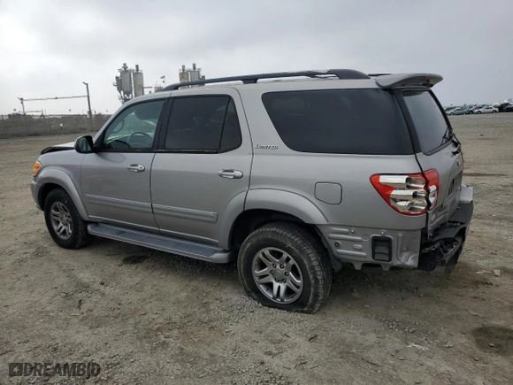 2004 Toyota Sequoia Limited with VIN 5TDZT38AX4S221993, listed as a Copart auction lot 50281755 with 185,007 mi miles and Salvage Title. Bid and sale history available at carsss.com. Image 2.