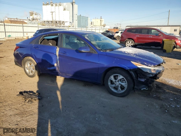 2023 Hyundai Elantra SE with VIN KMHLL4AG5PU632448, listed as a Copart auction lot 87399904 with 33,027 mi miles and Salvage Title. Bid and sale history available at carsss.com. Image 4.