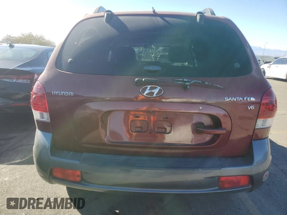 2005 Hyundai Santa Fe GLS with VIN KM8SC13D85U933502, listed as a Copart auction lot 42212285 with 199,563 mi miles and Salvage Title. Bid and sale history available at carsss.com. Image 6.