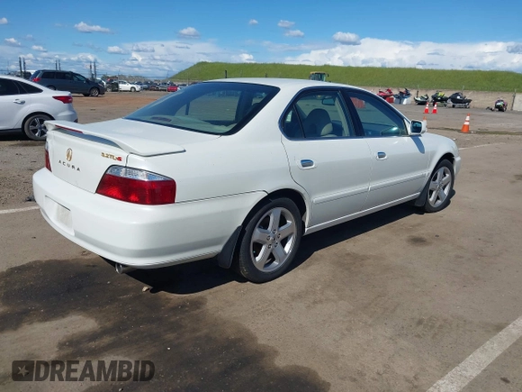 2003 Acura TL Type S with VIN 19UUA56893A064661, listed as a IAAI auction lot 41912817 with 152,039 mi miles. Bid and sale history available at carsss.com. Image 4.