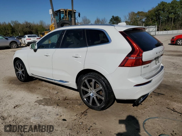 2020 Volvo XC60 Inscription with VIN YV4102RL4L1512319, listed as a Copart auction lot 48719605 with 37,302 mi miles and Salvage title. Bid and sale history available at DreamBid. Image 2.