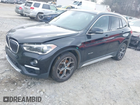 2017 BMW X1 sDrive28i with VIN WBXHU7C36HP924874, listed as a IAAI auction lot 41368396 with 113,443 mi miles. Bid and sale history available at carsss.com. Image 16.
