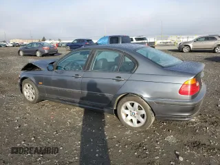 2001 BMW 3 Series 325i with VIN WBAAV33461FU77470, listed as a Copart auction lot 80228054 with 0 mi miles and Salvage Title. Bid and sale history available at carsss.com. Image 2.