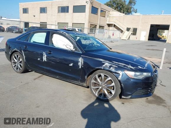 2014 Audi A6 2.0T Premium Plus with VIN WAUDFAFC1EN135678, listed as a IAAI auction lot 41361239 with 71,154 mi miles. Bid and sale history available at carsss.com. Image 1.