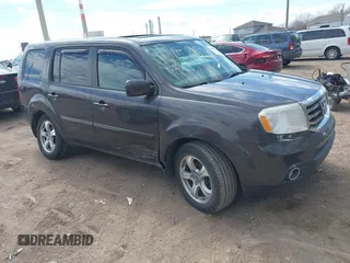 2013 Honda Pilot EX-L with VIN 5FNYF4H6XDB058237, listed as a IAAI auction lot 41898198 with 143,518 mi miles and . Bid and sale history available at carsss.com. Image 1.