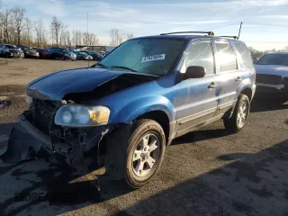 2007 Ford Escape XLT with VIN 1FMYU03147KB08756, listed as a Copart auction lot 47033095 with 0 mi miles and Salvage Title. Bid and sale history available at carsss.com. Image 1.