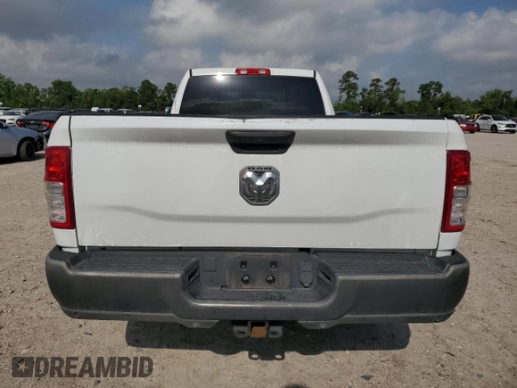 2021 Ram 2500 Tradesman with VIN 3C6UR4HJ6MG501060, listed as a Copart auction lot 54185045 with 42,719 mi miles and Salvage title. Bid and sale history available at DreamBid. Image 6.