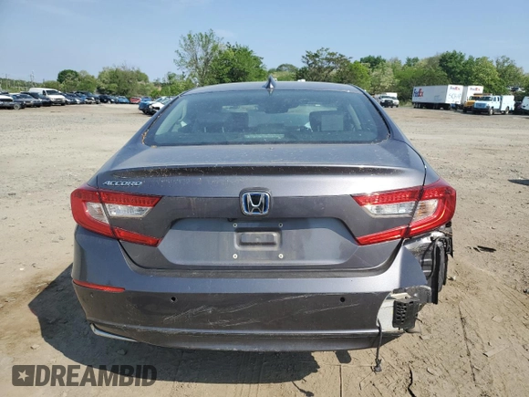 2021 Honda Accord Touring with VIN 1HGCV3F97MA007325, listed as a Copart auction lot 55254695 with Not provided miles and Salvage title. Bid and sale history available at DreamBid. Image 6.