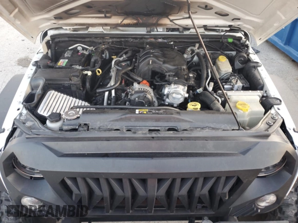2017 Jeep Wrangler Unlimited Sport with VIN 1C4BJWDG8HL557698, listed as a Copart auction lot 61863415 with 94,335 mi miles and Salvage title. Bid and sale history available at DreamBid. Image 12.