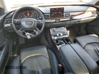 2015 Audi A8 L 4.0T with VIN WAU32AFD3FN002339, listed as a Copart auction lot 43997275 with 165,249 mi miles and Clean Title. Bid and sale history available at carsss.com. Image 8.