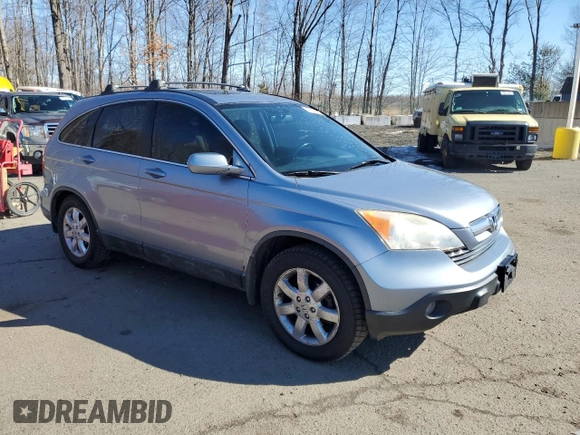 2008 Honda CR-V EX-L with VIN JHLRE48778C048951, listed as a Copart auction lot 47392615 with 187,691 mi miles and Salvage Title. Bid and sale history available at carsss.com. Image 4.