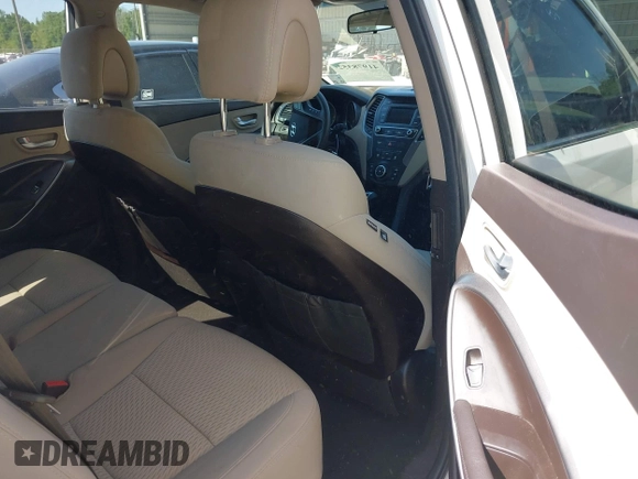 2017 Hyundai Santa Fe Sport 2.4L with VIN 5NMZT3LB4HH032913, listed as a IAAI auction lot 41978352 with 92,801 mi miles. Bid and sale history available at carsss.com. Image 8.