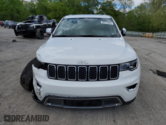 2017 Jeep Grand Cherokee Limited z VIN 1C4RJFBG0HC680218, wystawiony jako Copart lot #56272905 z przebiegiem 59 500 mil mil oraz Szkoda całkowita • Salvage title. Historia ofert i sprzedaży dostępna na DreamBid. Obrazek 5.