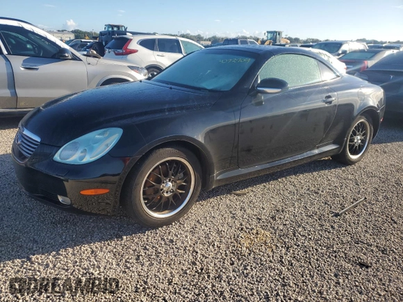 2002 Lexus SC with VIN JTHFN48Y620002947, listed as a Copart auction lot 74072704 with Not Provided miles and Salvage Title. Bid and sale history available at carsss.com. Image 1.