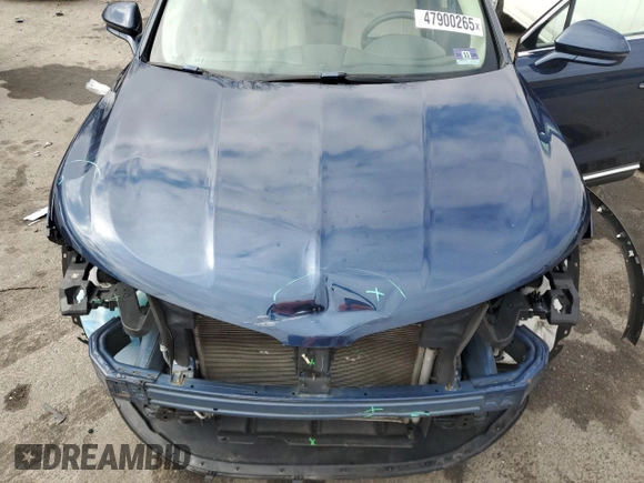 2017 Lincoln MKX Premiere with VIN 2LMPJ6JR2HBL50719, listed as a Copart auction lot 47900265 with 107,857 mi miles and Salvage Title. Bid and sale history available at carsss.com. Image 12.