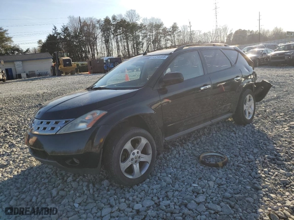 2005 Nissan Murano S with VIN JN8AZ08W15W430048, listed as a Copart auction lot 43046805 with 238,007 mi miles and Salvage Title. Bid and sale history available at carsss.com. Image 1.