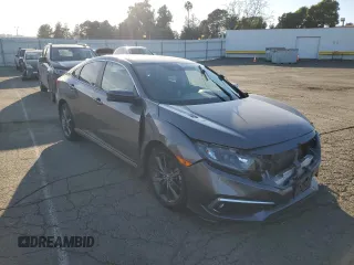 2019 Honda Civic Sedan EX with VIN JHMFC1F39KX009894, listed as a Copart auction lot 47607305 with 67,444 mi miles and Salvage Title. Bid and sale history available at carsss.com. Image 4.