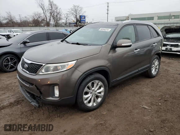 2015 Kia Sorento EX with VIN 5XYKU4A79FG594509, listed as a Copart auction lot 86546254 with 127,005 mi miles and Clean Title. Bid and sale history available at carsss.com. Image 1.
