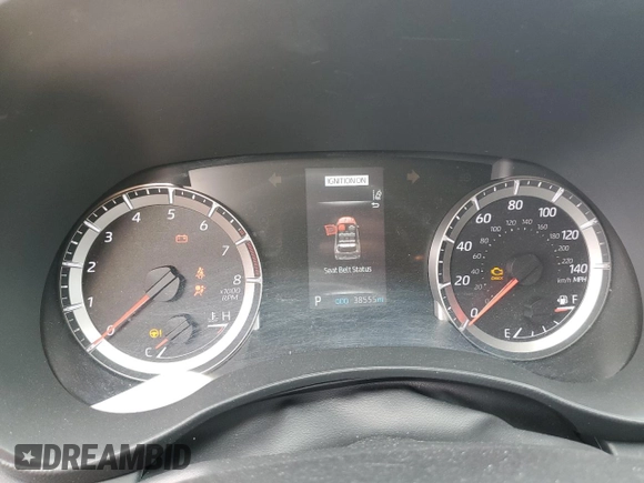 2022 Toyota Highlander LE with VIN 5TDBZRBH2NS183959, listed as a Copart auction lot 49261773 with 38,555 mi miles and . Bid and sale history available at DreamBid. Image 9.