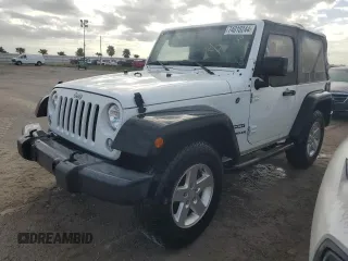 2017 Jeep Wrangler Sport with VIN 1C4AJWAG5HL502352, listed as a Copart auction lot 74010244 with 76,086 mi miles and Non Repairable. Bid and sale history available at DreamBid. Image 1.