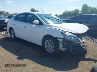 2019 Nissan Sentra S z VIN 3N1AB7AP6KY413233, wystawiony jako IAAI lot #42281572 z przebiegiem 111 297 mil mil oraz . Historia ofert i sprzedaży dostępna na DreamBid. Obrazek 1.