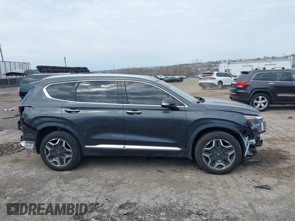 2021 Hyundai Santa Fe Limited with VIN 5NMS44AL1MH334332, listed as a IAAI auction lot 41911337 with 49,253 mi miles. Bid and sale history available at carsss.com. Image 14.