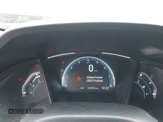 2019 Honda Civic Sedan LX with VIN 2HGFC2F66KH595946, listed as a IAAI auction lot 42017066 with 37,634 mi miles. Bid and sale history available at carsss.com. Image 15.