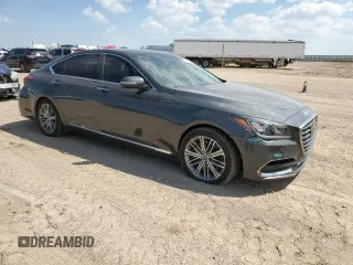 2018 Genesis G80 3.8L with VIN KMHGN4JE1JU216608, listed as a Copart auction lot 69066284 with 65,386 mi miles and Clean Title. Bid and sale history available at carsss.com. Image 4.