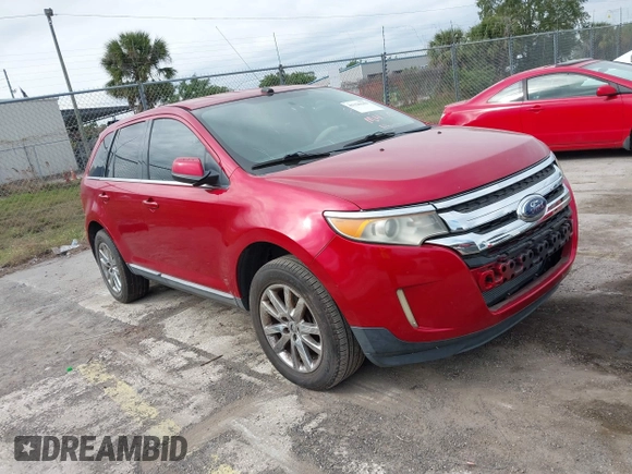 2011 Ford Edge Limited with VIN 2FMDK3KC2BBB03485, listed as a IAAI auction lot 41326162 with 223,607 mi miles. Bid and sale history available at carsss.com. Image 1.
