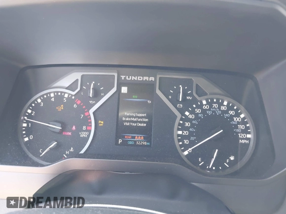 2022 Toyota Tundra Limited with VIN 5TFJA5AB6NX012246, listed as a IAAI auction lot 41868289 with 32,298 mi miles and . Bid and sale history available at DreamBid. Image 7.